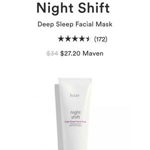 NIB Julep Night Shift facial mask
